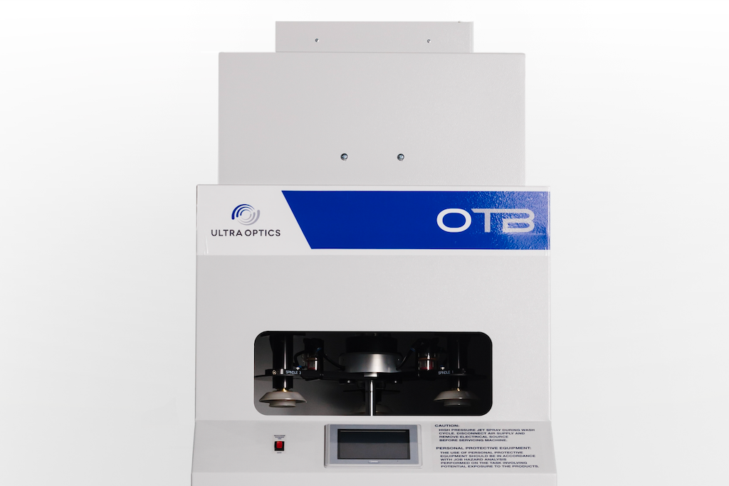 close up of the OTB coating machine
