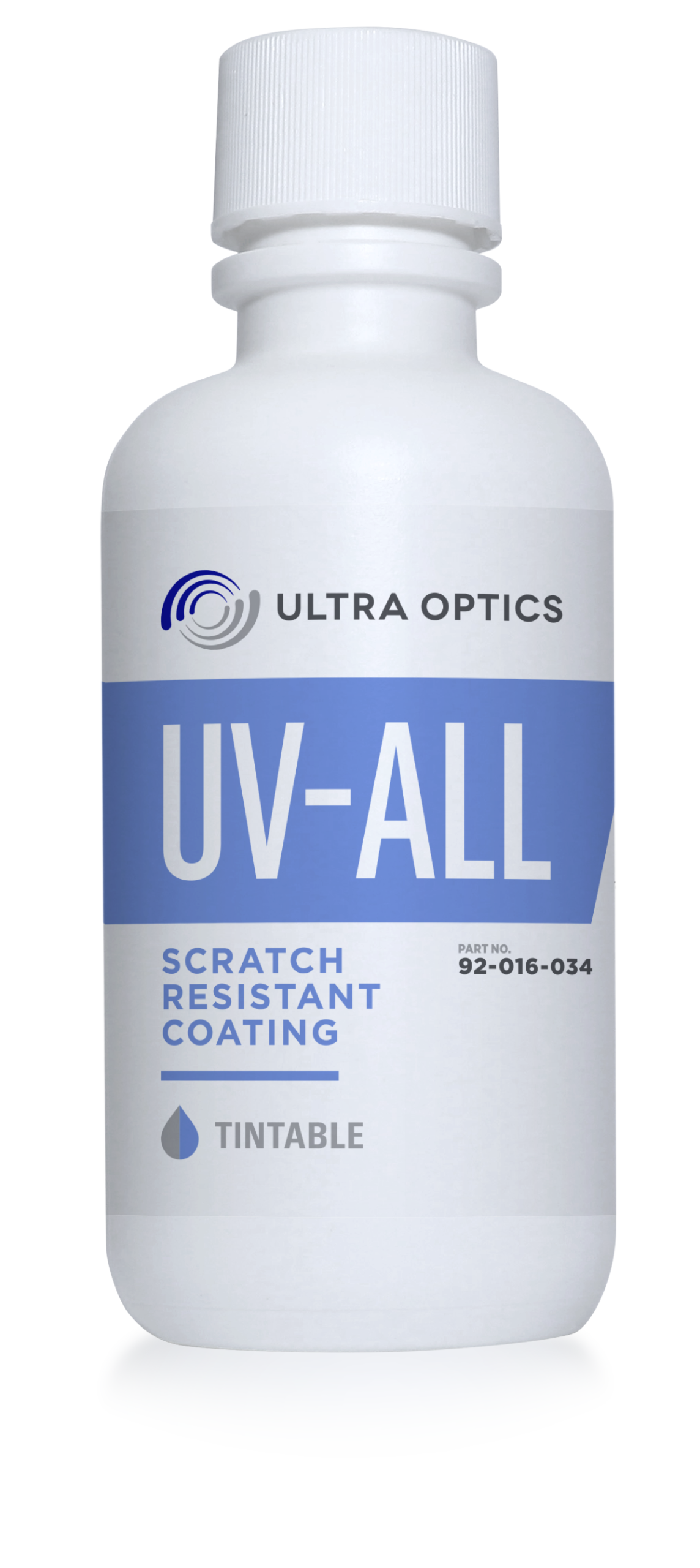 A bottle of UV-All Scratch-Resistant Coating