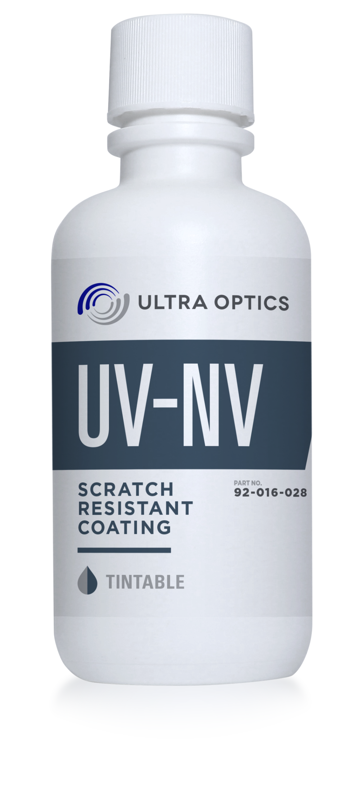 A bottle of UV-NV Scratch-Resistant Coating