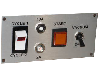 Cure unit control panel assembly replacement part