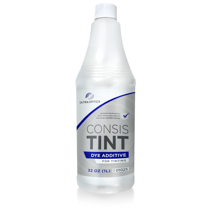 32oz bottle of Ultra Optics ConsisTINT Dye Additive for tinting