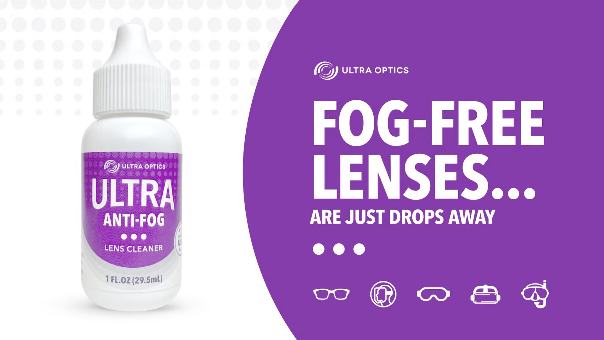 About the Ultra Optics Anti-Fog Lens Cleaner