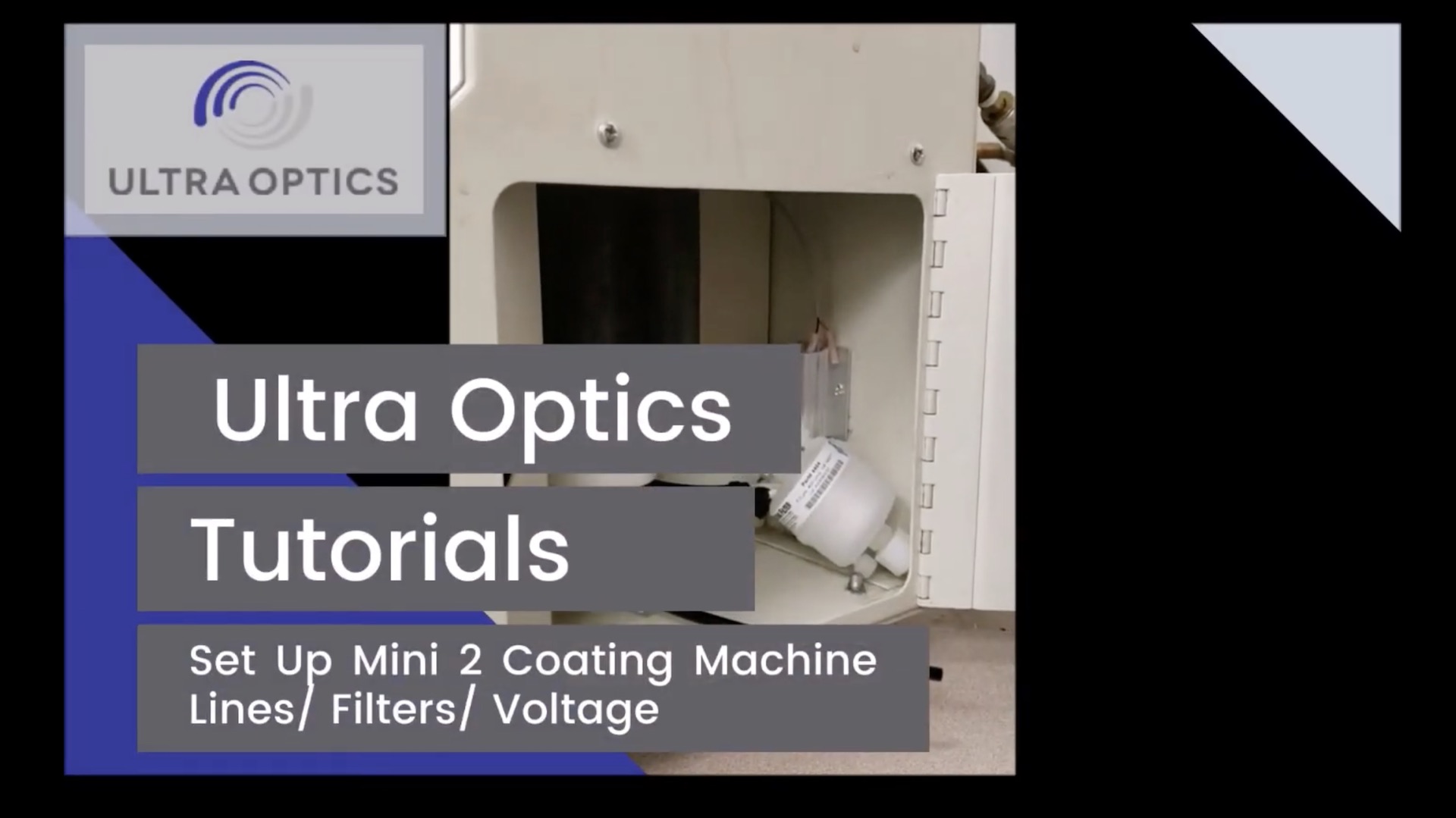 Setting up Mini 2 Coating Lines
