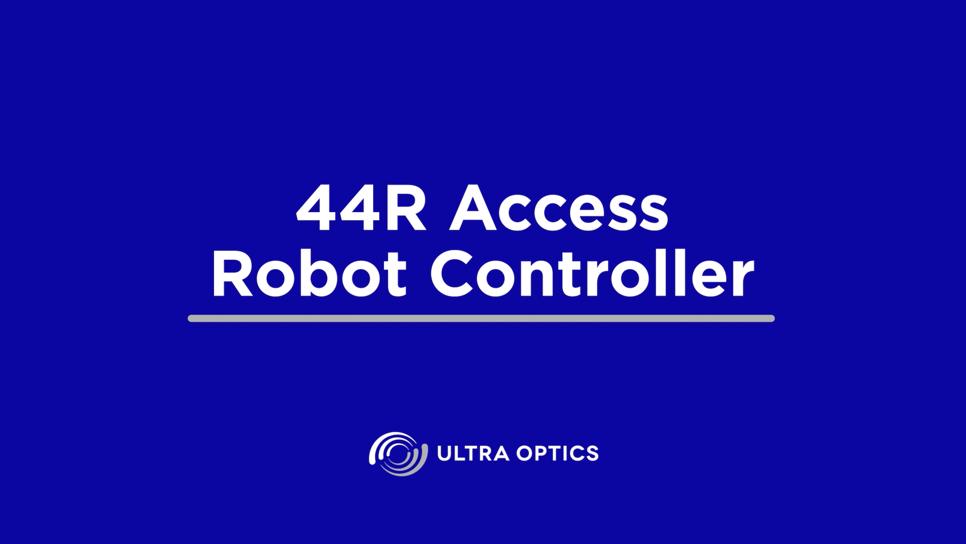 UO-TroubleshootingVideo-44R-AccessRobotController-CoverPhoto 44R Robot Controller Tutorial