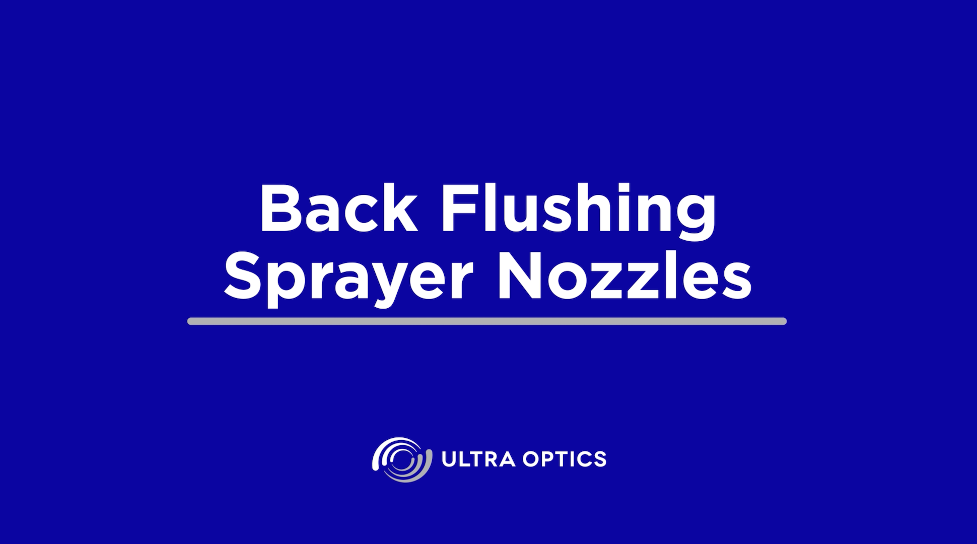 UO-TroubleshootingVideo-BackflushingSprayerNozzles-CoverPhoto Backflushing the Sprayer Nozzle