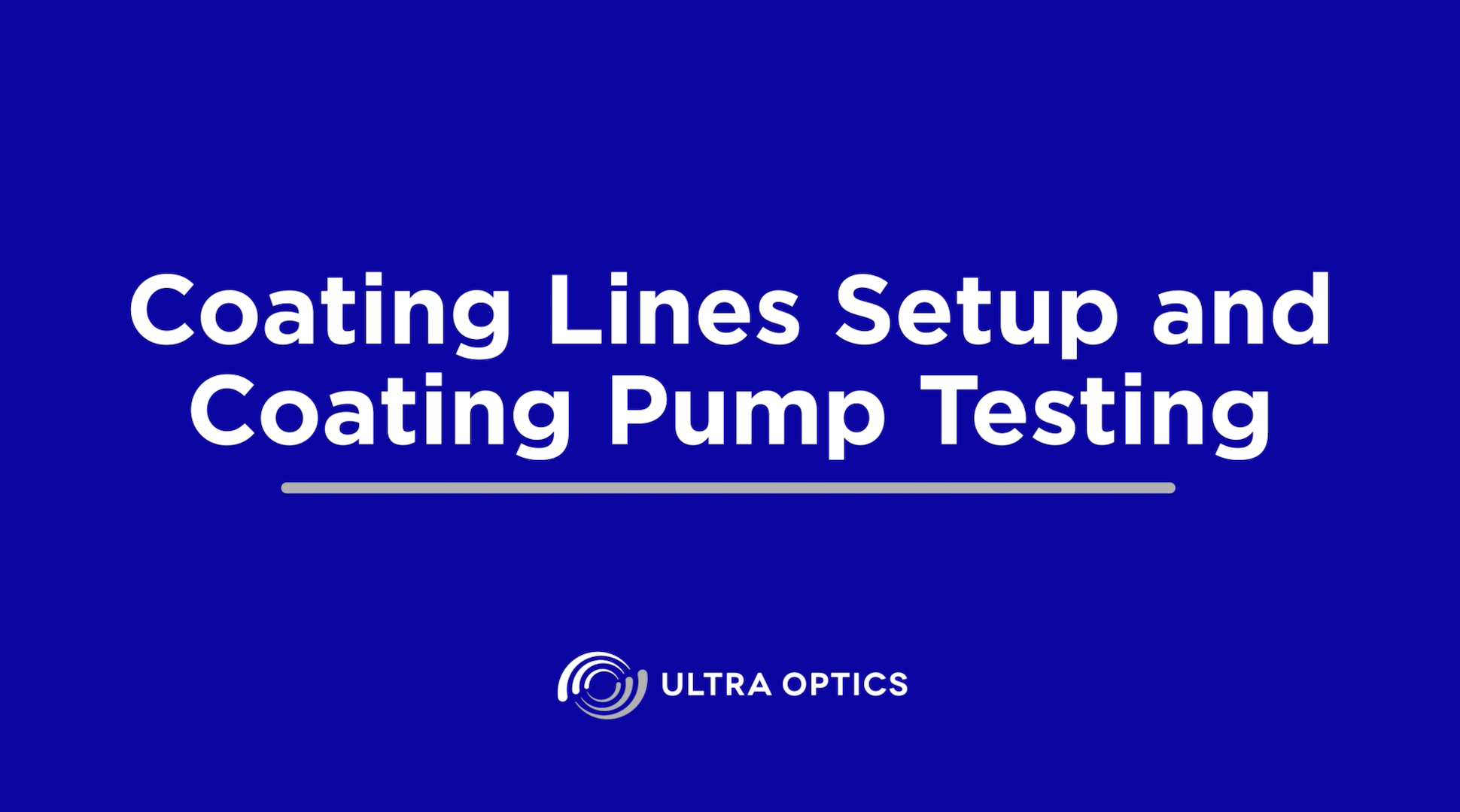 UO-TroubleshootingVideo-CoatingLinesSetup-CoverPhoto Setting up Mini 2 Coating Lines